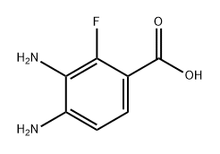 Benzoic acid, 3,4-diamino-2-fluoro- Struktur