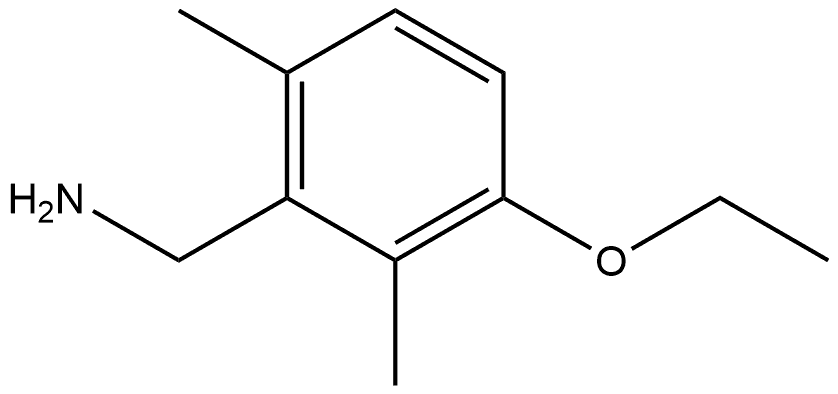 3-Ethoxy-2,6-dimethylbenzenemethanamine 化学構造式