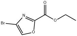 2-Oxazolecarboxylic acid, 4-bromo-, ethyl ester Struktur