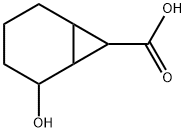 2-Hydroxybicyclo[4.1.0]heptane-7-carboxylic acid Struktur