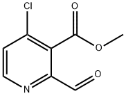 3-Pyridinecarboxylic acid, 4-chloro-2-formyl-, methyl ester|4-氯-2-甲酰烟酸甲酯