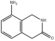 3(2H)-Isoquinolinone, 8-amino-1,4-dihydro- 结构式