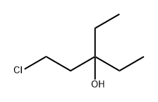 3-Pentanol, 1-chloro-3-ethyl- Struktur