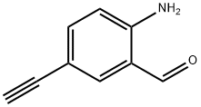 Benzaldehyde, 2-amino-5-ethynyl- Structure