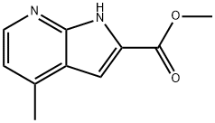 4-甲基-1H-吡咯并[2,3-B]吡啶-2-羧酸甲酯,1935229-31-4,结构式