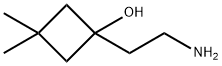 1-(2-氨基乙基)-3,3-二甲基环丁烷-1-醇 结构式