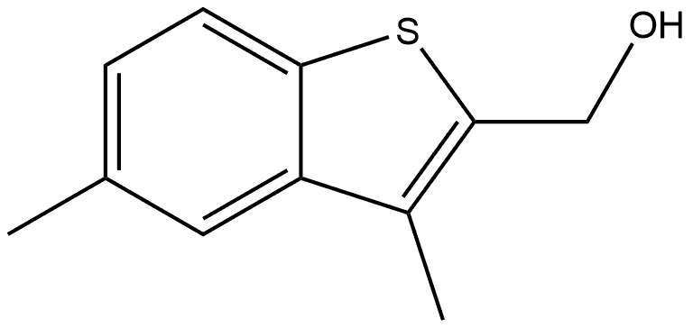 (3,5-dimethylbenzo[b]thiophen-2-yl)methanol 结构式