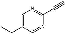 5-乙基-2-乙炔基嘧啶 结构式
