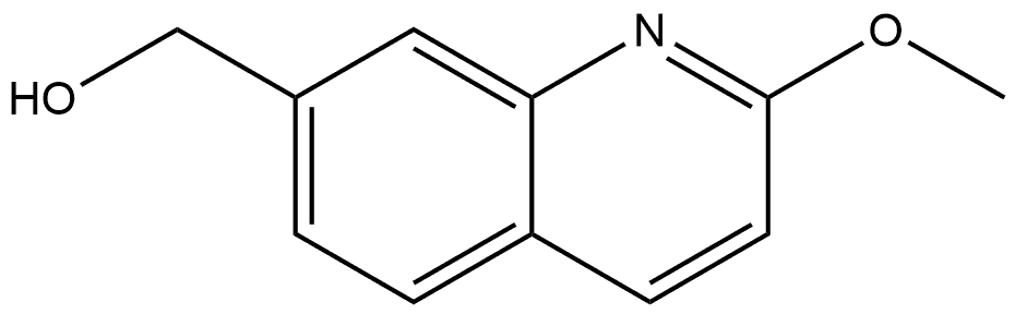 2-Methoxy-7-quinolinemethanol,1935537-65-7,结构式