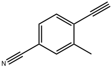 4-ethynyl-3-methylbenzonitrile Structure