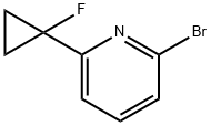 2-bromo-6-(1-fluorocyclopropyl)pyridine,1935639-54-5,结构式