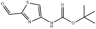 Carbamic acid, N-(2-formyl-4-thiazolyl)-, 1,1-dimethylethyl ester Struktur