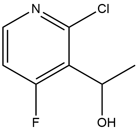 1-(2-氯-4-氟吡啶-3-基)乙-1-醇, 1935924-89-2, 结构式