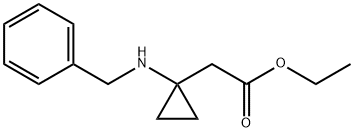 Cyclopropaneacetic acid, 1-[(phenylmethyl)amino]-, ethyl ester|