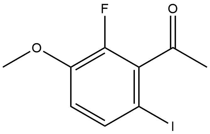 1-(2-fluoro-6-iodo-3-methoxyphenyl)ethanone,1936082-63-1,结构式