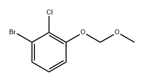 Benzene, 1-bromo-2-chloro-3-(methoxymethoxy)- Structure