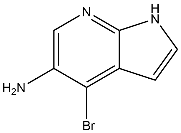 4-Bromo-1H-pyrrolo[2,3-b]pyridin-5-amine Structure