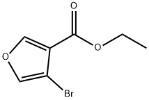 3-Furancarboxylic acid, 4-bromo-, ethyl ester Structure