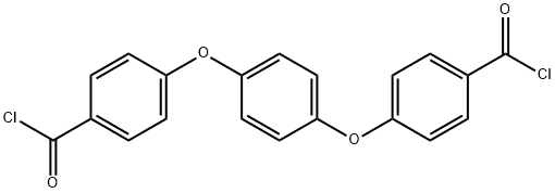 Benzoyl chloride, 4,4'-[1,4-phenylenebis(oxy)]bis- (9CI) Structure
