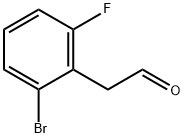 Benzeneacetaldehyde, 2-bromo-6-fluoro- Struktur