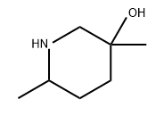 3-Piperidinol, 3,6-dimethyl- Struktur