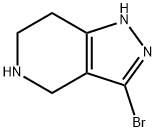 1H-Pyrazolo[4,3-c]pyridine, 3-bromo-4,5,6,7-tetrahydro- Struktur