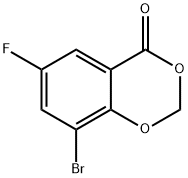 8-Bromo-6-fluoro-4H-benzo[d][1,3]dioxin-4-one Structure