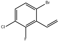 6-Bromo-3-chloro-2-fluorostyrene Struktur