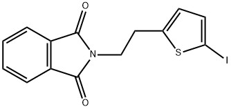 2-(2-(5-Iodothiophen-2-yl)ethyl)isoindoline-1,3-dione Structure