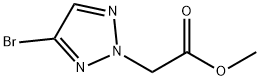 Methyl 4-bromo-2H-1,2,3-triazole-2-acetate Structure