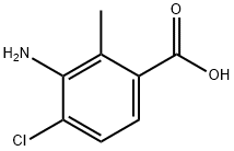 Benzoic acid, 3-amino-4-chloro-2-methyl- Structure