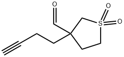 3-But-3-ynyl-1,1-dioxothiolane-3-carbaldehyde,1936658-23-9,结构式