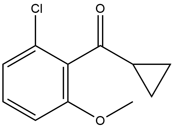 (2-Chloro-6-methoxyphenyl)cyclopropylmethanone Structure