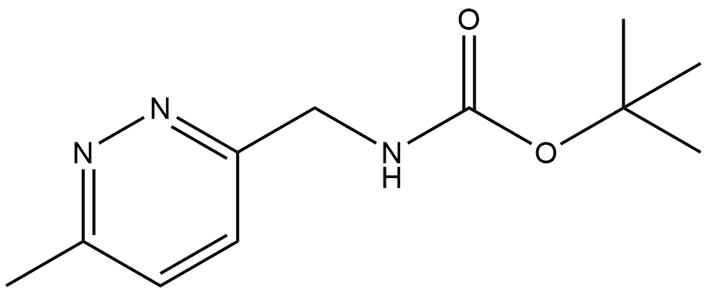 tert-butyl ((6-methylpyridazin-3-yl)methyl)carbamate Structure