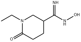 1-ethyl-N''-hydroxy-6-oxopiperidine-3-carboximidamide Structure