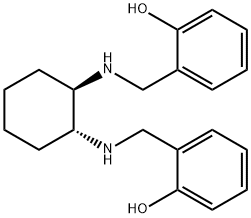 Phenol, 2,2'-[(1R,2R)-1,2-cyclohexanediylbis(iminomethylene)]bis- Structure