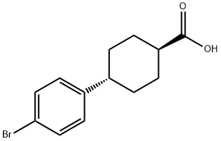 Cyclohexanecarboxylic acid, 4-(4-bromophenyl)-, trans- Structure