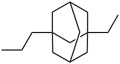 Tricyclo[3.3.1.13,7]decane, 1-ethyl-3-propyl- 结构式