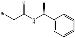 Acetamide, 2-bromo-N-[(1S)-1-phenylethyl]- Struktur