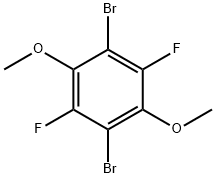 Benzene, 1,4-dibromo-2,5-difluoro-3,6-dimethoxy- 化学構造式