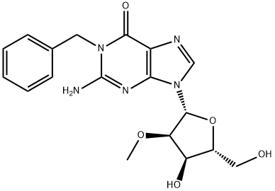 Guanosine, 2'-O-methyl-1-(phenylmethyl)- (9CI)