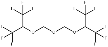 Propane, 2,2'-[oxybis(methyleneoxy)]bis[1,1,1,3,3,3-hexafluoro- Structure