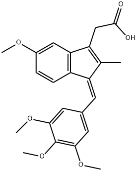 1H-Indene-3-acetic acid, 5-methoxy-2-methyl-1-[(3,4,5-trimethoxyphenyl)methylene]-, (1Z)-|(Z)-2-[5-甲氧基-2-甲基-1-(3,4,5-三甲氧基亚苄基)-3-茚基]乙酸