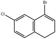 4-溴-6-氯-1,2-二氢萘,1947427-49-7,结构式