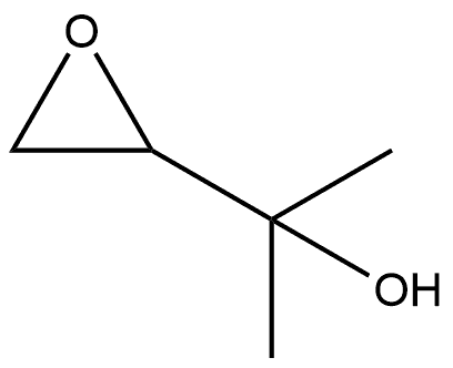 2-(环氧乙烷-2-基)丙-2-醇,19482-44-1,结构式