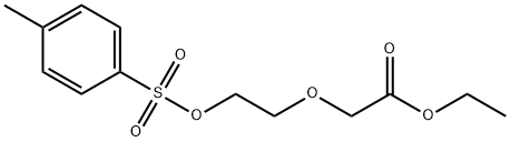 Acetic acid, 2-[2-[[(4-methylphenyl)sulfonyl]oxy]ethoxy]-, ethyl ester Structure