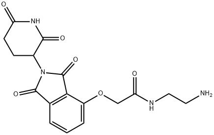 Thalidomide-O-amido-C2-NH2 Structure