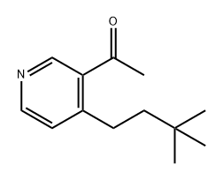 Ethanone, 1-[4-(3,3-dimethylbutyl)-3-pyridinyl]-|