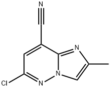 Imidazo[1,2-b]pyridazine-8-carbonitrile, 6-chloro-2-methyl-,1952343-38-2,结构式