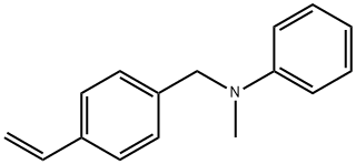 4-乙烯基-N-甲基-N-苯基苯甲胺,1952380-37-8,结构式